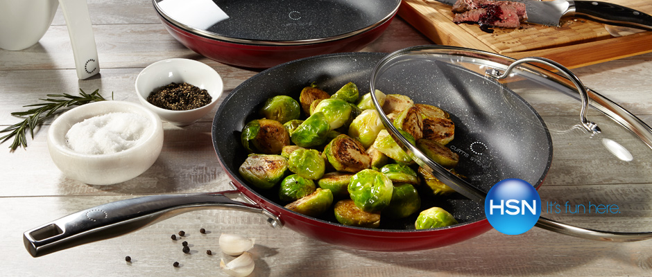 Curtis Stone 6-piece Dura-Pan+ Nesting Saucepan Set