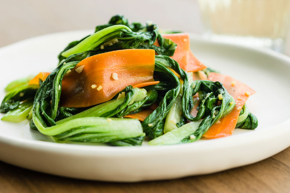 Image of Carrots and bok choy